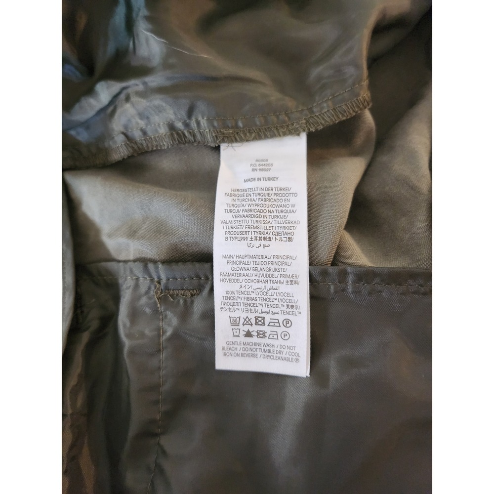 Boden Richmond Olive Green‎ Tencel Lyocell Cuffed Shorts Womens Size 10 R0308 - Picture 4 of 4